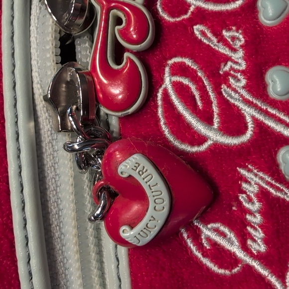 Vintage Y2K Juicy Couture Red Velour Train Case - Picture 6 of 12